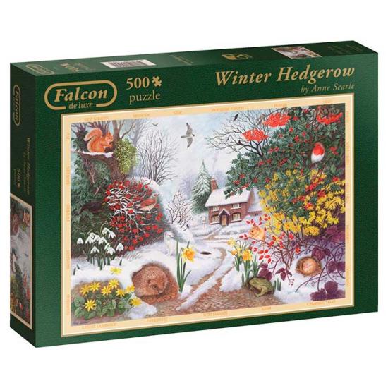 Puzzle Paysage d'hiver Faucon 500 pièces