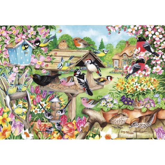 Falcon Spring Garden Birds Puzzle 500 pièces
