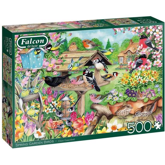 Falcon Spring Garden Birds Puzzle 500 pièces