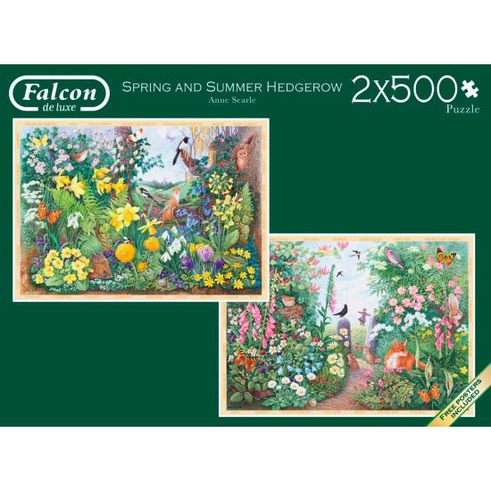 Puzzle printemps et été Falcon 2 x 500 pièces