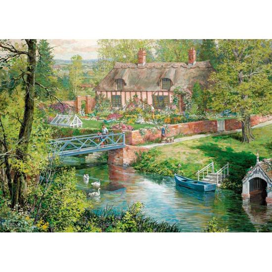 Puzzle Falcon Maisons de campagne romantiques 2 x 500 pcs