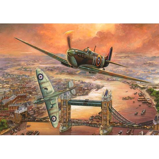 Falcon Spitfire sur Londres Puzzle 1000 pièces