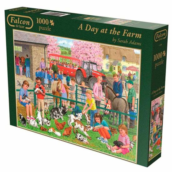 Falcon Une journée à la ferme Puzzle 1000 pièces