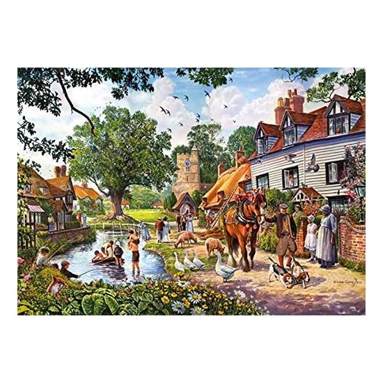 Puzzle Faucon Un précieux jour d'été 2 x 1000 pièces