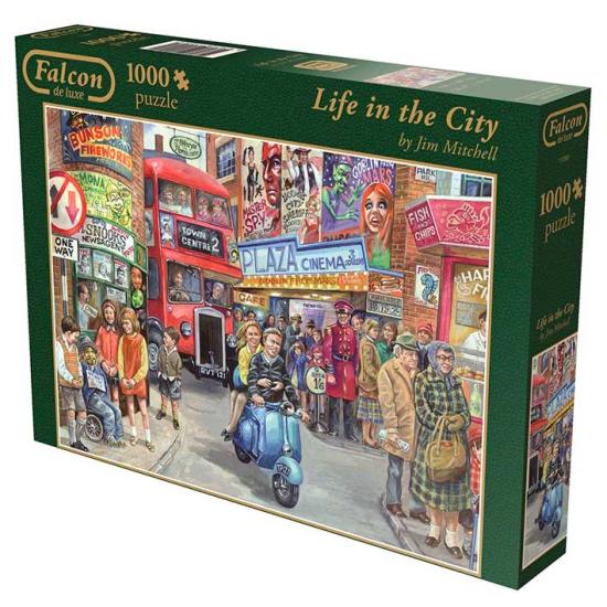 Puzzle Falcon City Life 1000 pièces