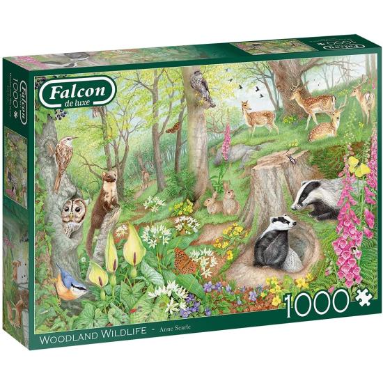Puzzle faucon forêt faune 1000 pièces Puzzle faucon forêt faune 1000 pièces