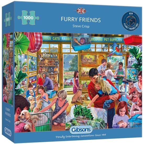 Gibsons Furry Friends Puzzle 1000 pièces