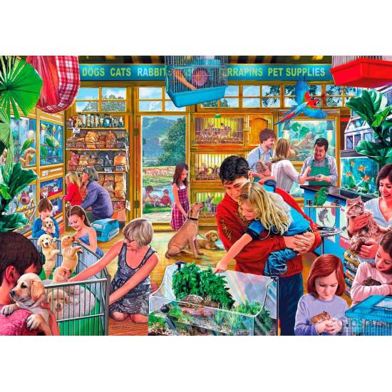 Puzzle Gibsons Furry Friends XXL 500 pièces