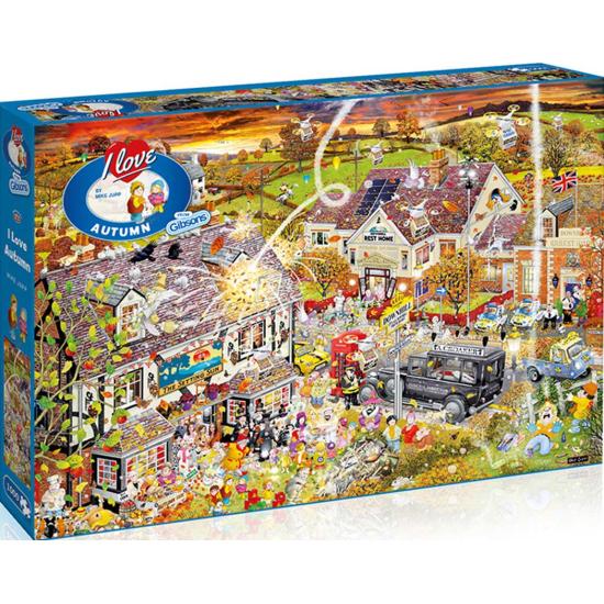 Gibsons Amour pour l'automne Puzzle 1000 pièces