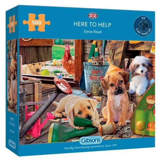 Gibsons Here We Are To Help Puzzle 500 pièces