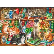 Gibsons Library of Cats Puzzle 1000 pièces