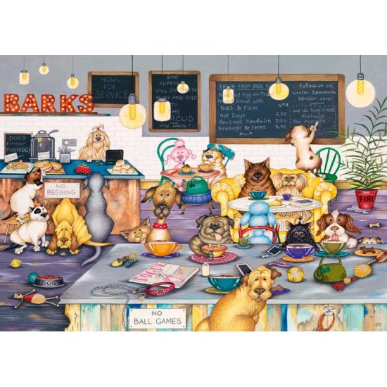 Puzzle Gibsons Coffee for Dogs 1000 pièces