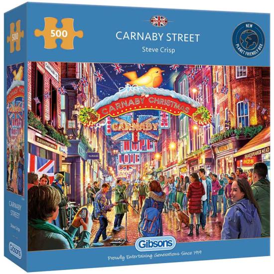 Gibsons Carnaby Street à Noël Puzzle 500 pièces