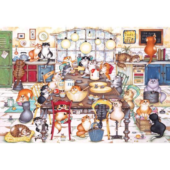 Gibsons Cat Cookie Club Puzzle 500 pièces