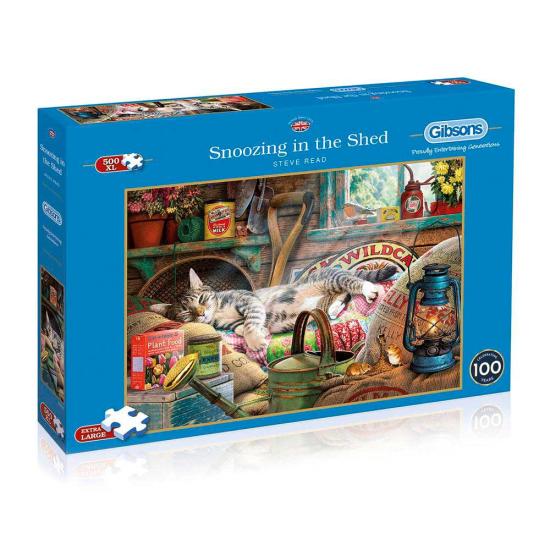 Gibsons Sleeping in the Shed Puzzle XXL 500 pièces