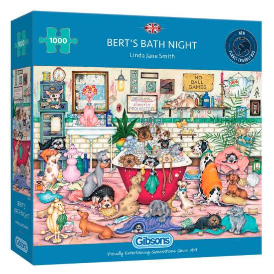 Puzzle Gibsons The Pet Bath 1000 pièces