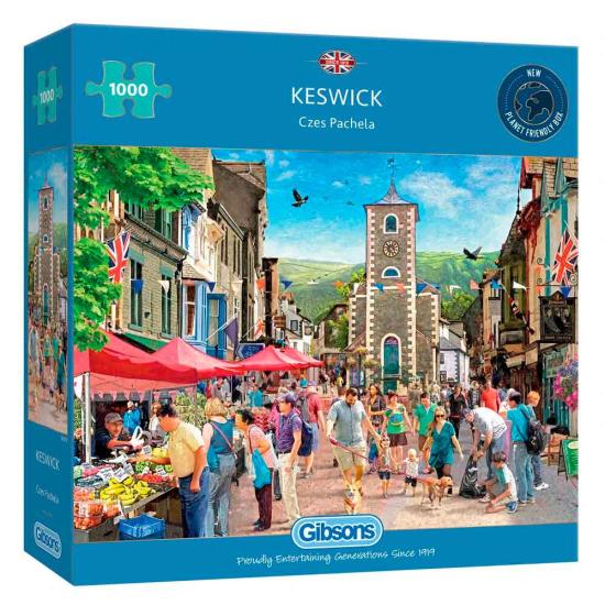 Gibsons Le marché de Keswick Puzzle 1000 pièces