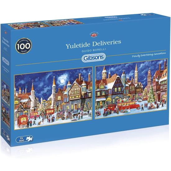Gibsons Christmas Deliverys Puzzle 2 x 500 pièces