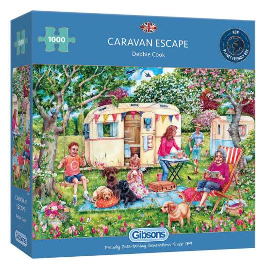 Puzzle Gibsons Escape avec la caravane 1000 pièces