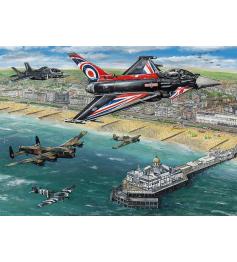 Puzzle Gibsons Spectacle Aérien Au-Dessus D'Eastbourne 1000 pièc