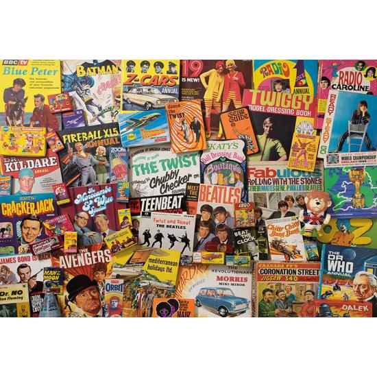 Gibsons Esprit des années 60 Puzzle 1000 pièces