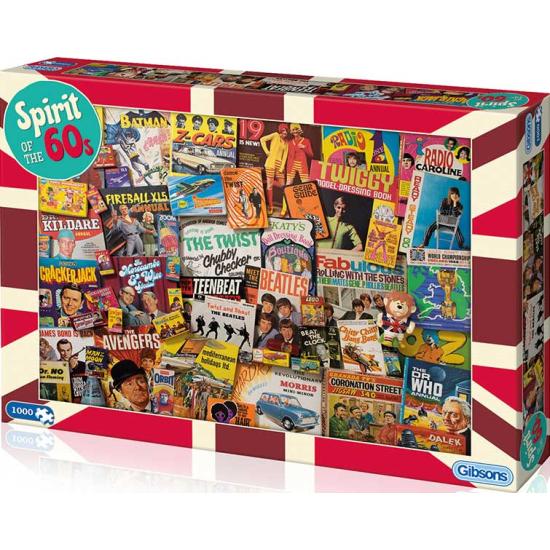 Gibsons Esprit des années 60 Puzzle 1000 pièces