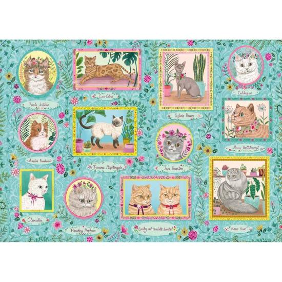 Gibsons Famous Felines Puzzle 1000 pièces