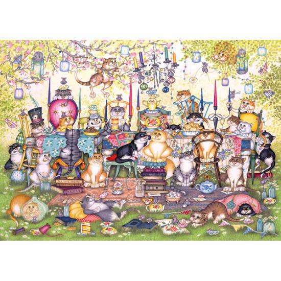 Gibsons Cat Tea Party Puzzle 1000 pièces