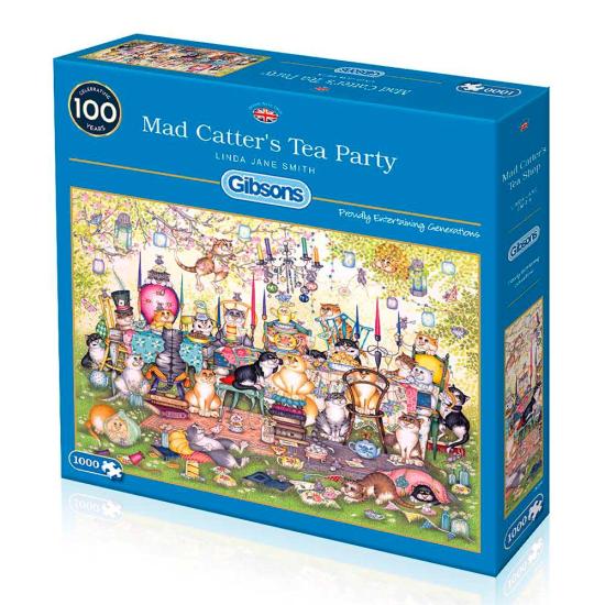 Gibsons Cat Tea Party Puzzle 1000 pièces