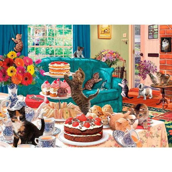 Puzzle Gibsons Feline Frenzy 1000 pièces
