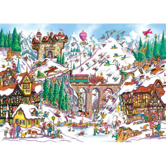 Puzzle Gibsons Off Track 1000 pièces