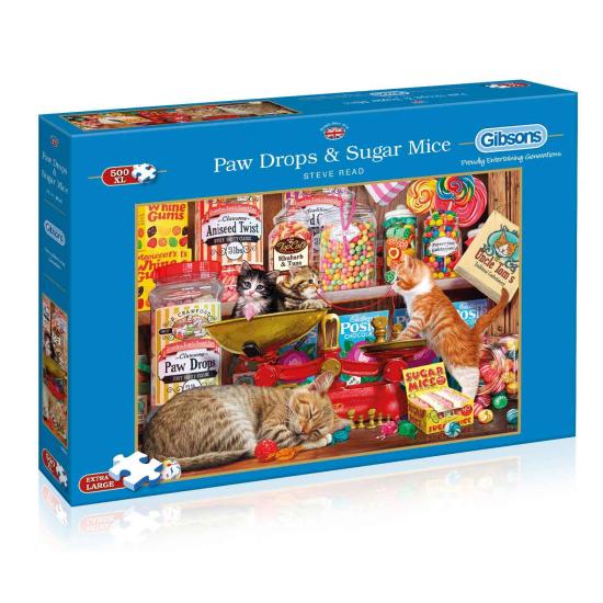 Puzzle Gibsons Chatons et Sugar Mice 500 pièces XXL Puzzle Gibsons Chatons et Sugar Mice 500 pièces XXL