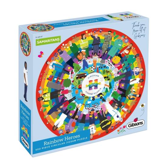 Gibsons Rainbow Heroes Puzzle 500 pièces