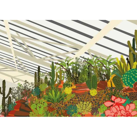 Gibsons Cactus Greenhouse Puzzle 500 pièces