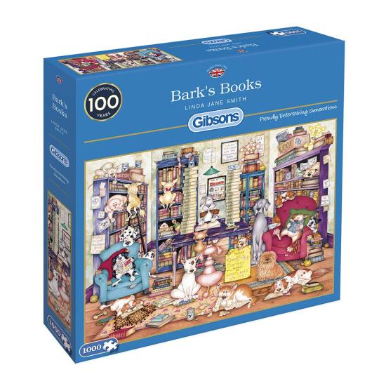 Gibsons The Bark's Library Puzzle 1000 pièces