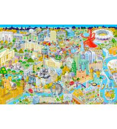 Gibsons London From Above Puzzle 500 pièces