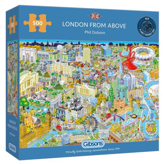 Gibsons London From Above Puzzle 500 pièces