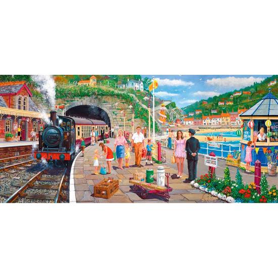 Gibsons Mer et train Puzzle 636 pièces