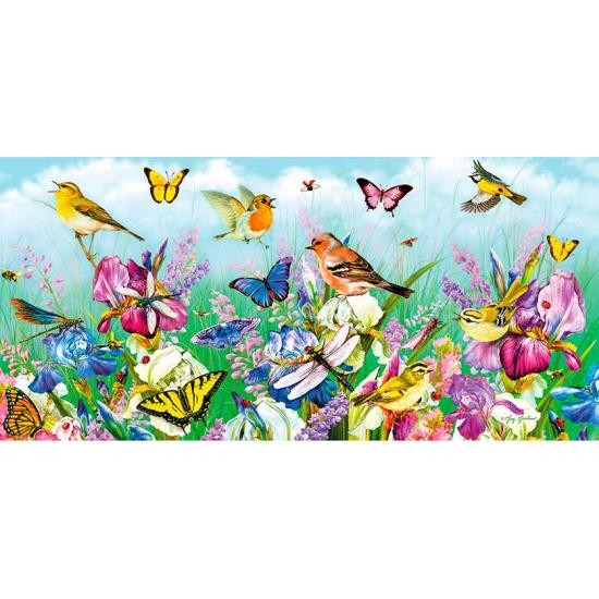Gibsons Papillons et fleurs Puzzle 636 pièces