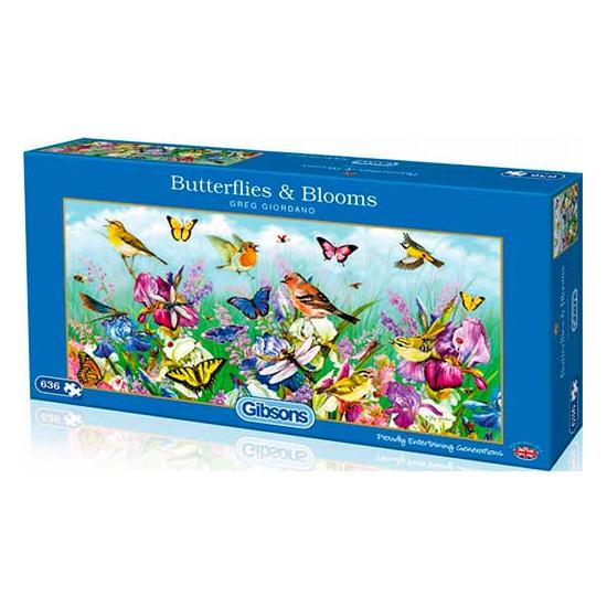 Gibsons Papillons et fleurs Puzzle 636 pièces