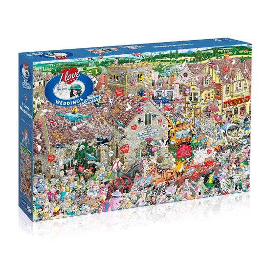 Gibsons I Love Weddings Puzzle 1000 pièces