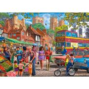 Puzzle Gibsons Marché De York 1000 pièces