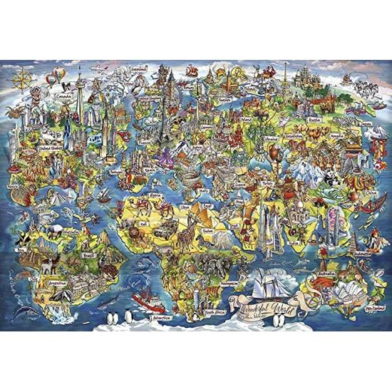 Puzzle Gibsons Wonderful World 2000 pièces