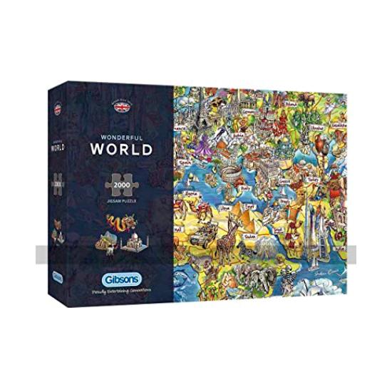 Puzzle Gibsons Wonderful World 2000 pièces
