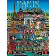 Puzzle Gibsons Paysage Urbain De Paris 500 pièces