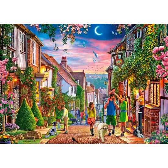 Puzzle Gibsons marchant dans la rue de la sirène XXL 500 Pz