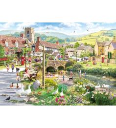 Puzzle Gibsons Des Canards Près Du Pont 1000 pièces