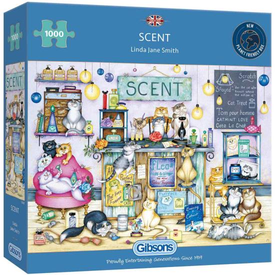 Gibsons Parfum Chat 1000 pièces Puzzle
