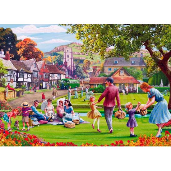 Gibsons Pique-nique dans le jardin Puzzle 1000 pièces