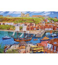 Gibsons Endeavour Harbour, Whitby Puzzle 1000 pièces